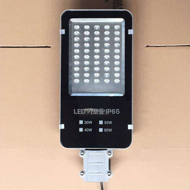 야외 LED 가로등 골목 전봇대 가로등기구 시골 고휘도 램프 방수 A-50W(기둥), 1개, 수입 LED 비즈 50W 폴 마운트 B