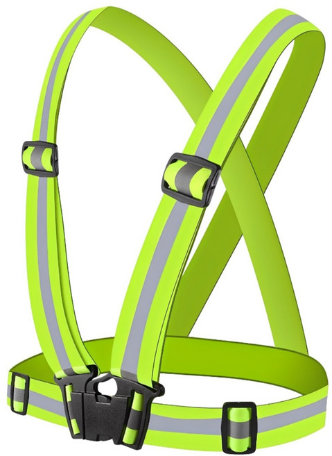 X밴드 반사조끼, 형광그린, 10개