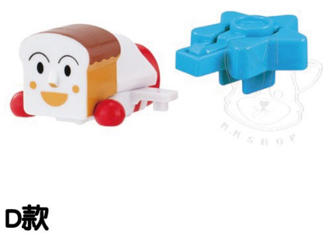 BANDAI 麵包超人公仔與發射器, 1個, D款/吐司麵包超人3C521
