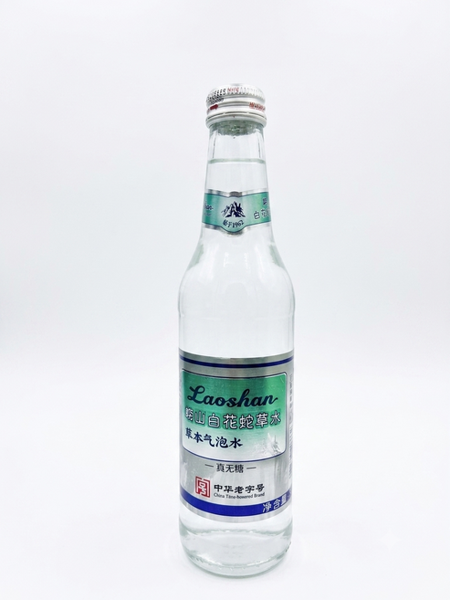 Laoshan 白花蛇草草本氣泡水 始於1962 一真無糖, 1個, 330ml