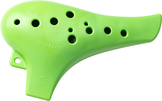 명창 실버스타 오카리나 알토C (록색) 전문 연주용, 1개, 록색, 명창 오카리나 록색