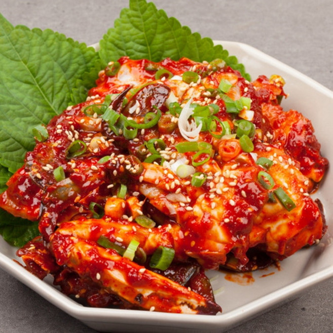 [수제] 국내산 양념 게장 자연산 100% 햇 꽃게로 갓 담근 꽃게무침 가정용 선물용 추천 디아머스, 5개, 800g