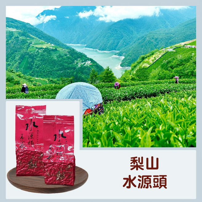 上鈺茶業 台灣手採高山茶 梨山水源頭, 2兩*2包(150克), 75g