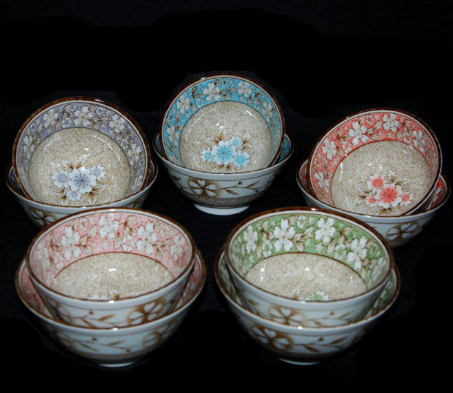 marui 일본식기 마루이 공기5P+대접5P 공기대접 밥그릇 국그릇 일본그릇 돔부리, 1개