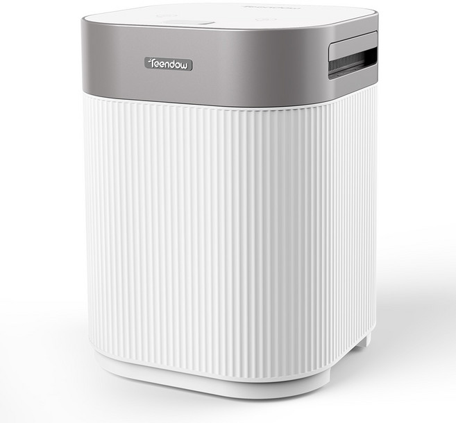 [2025년형] Teendow 음식물 처리기 UV 살균등 장착 BLDC 음식물 쓰레기 처리기 + 활성탄 필터 2L FD-E0154, 흰색