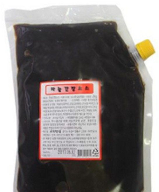 업소용 마늘간장소스 2kg 순살닭강정 치킨볼 갈릭 양념, 1개