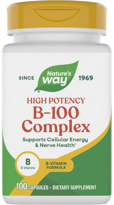네이쳐스웨이 B-100 컴플렉스 B2 코엔자임 포함 캡슐, 1개, 100정