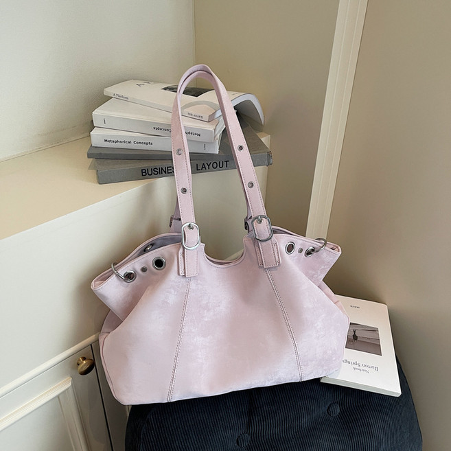 히피샵 숄더가방 데일리 가죽 토트백