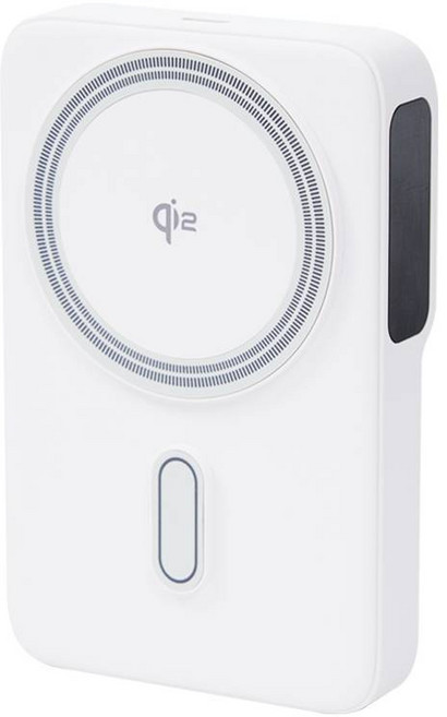 LaPO LPB-Qi20系列 Qi2 15W磁吸無線充電行動電源, 曙光白