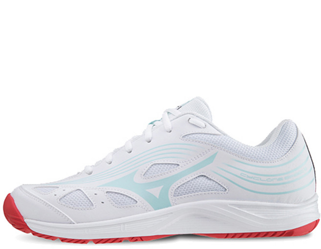 미즈노 사이클론스피드3 화이트민트 인도어화 배드민턴화 탁구화 배구화 V1GA218010