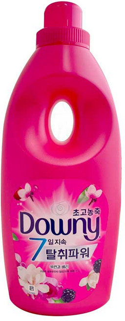 다우니 탈취파워 목련과베리 초고농축 섬유유연제 본품, 1L, 10개