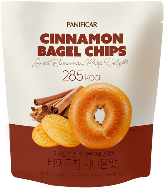 모두의식탁 시나몬 베이글칩, 1개, 60g