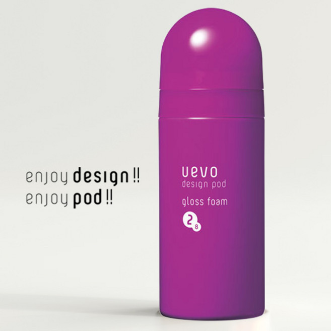 데미 정품 우에보 디자인팟 글로스 폼 200g 헤어왁스 무스, 컬메이크 폼, 1