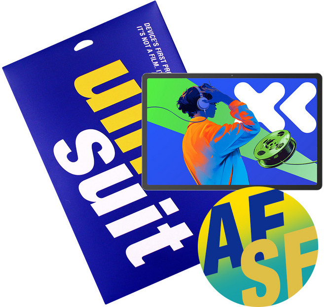 유니슈트 2025 레노버 샤오신패드 프로 12.7인치(TB373FU/TB375FC) 올레포빅 클리어 2매+후면 서피스 보호필름 2매(UT250081_2), 1개