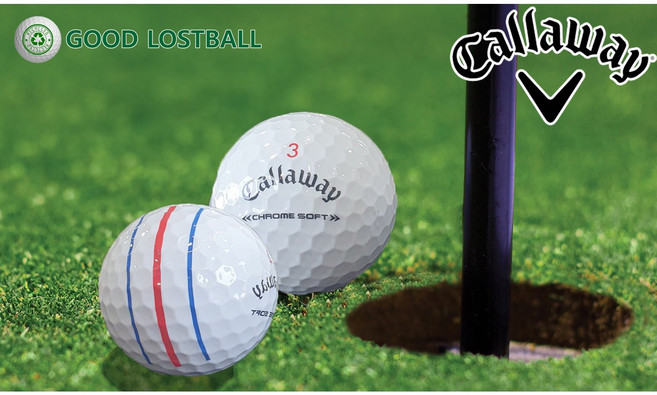 GOOD 로스트볼 캘러웨이 트리플트랙 / 트루비스 등급별 20구 세트+사은품증정, 크롬소프트삼선 A+, 20개, 1개입