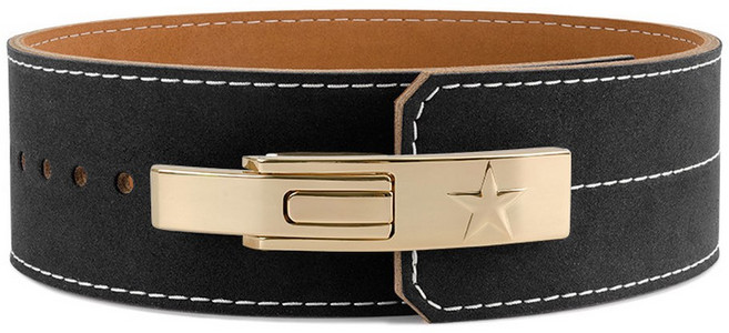 카딜로 475DLB Sto 리프팅 파워리프팅 웨이트벨트 남성용 허리, 블랙 골드 버클 수집가방 증정, 1개