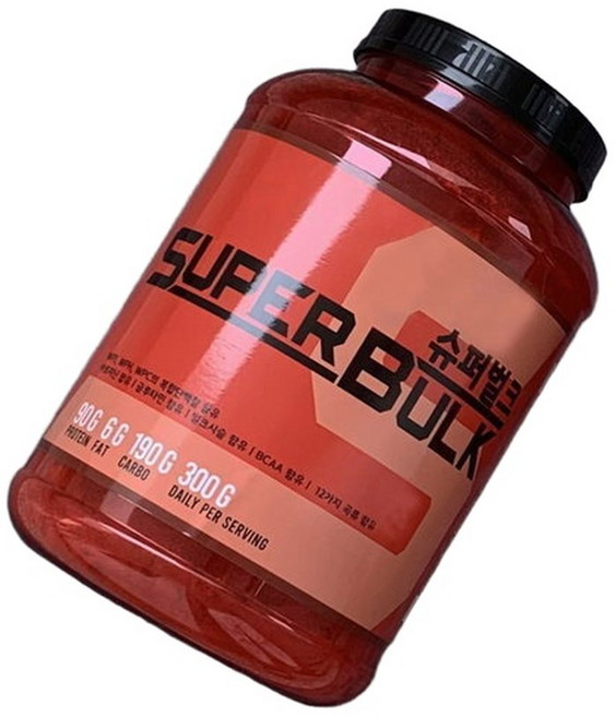슈퍼벌크 게이너보충제 살찌는 체중증가 헬스보충제, 1개, 2kg