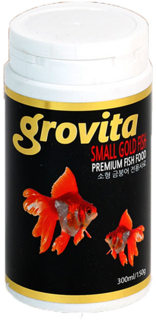 그로비타 소형 금붕어사료 (300ml)/고급사료/부상성, 300ml, 1개