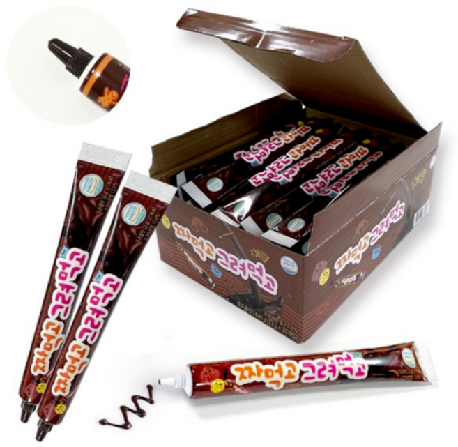 이홈베이킹 짜먹고 그려먹고 초코펜, 30개, 25g