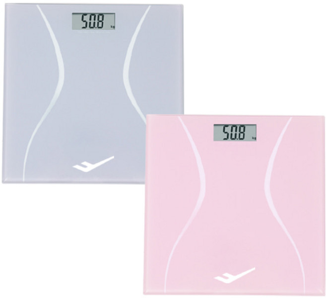 프로-스펙스 에스라인 체중계 체중관리 다이어트, 핑크, 1개