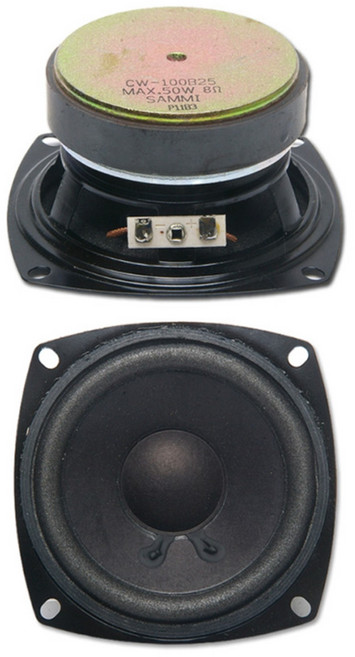 CW-100B25 4인치 삼미 스피커 풀레인지 DIY 오디오 저음용 1개