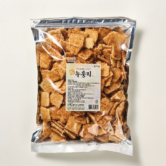 100% 우리쌀로 만들어 구수한 끓여먹는 도톰 한입 누룽지, 1개, 2kg