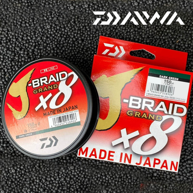다이와 제이 브레이드 그랜드 8합사 합사줄 135M, 다크그린 2호, 1개