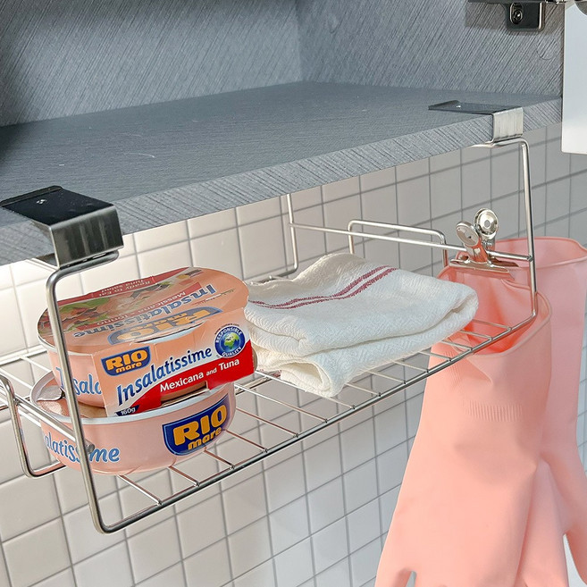 스텐 걸이형 싱크대 언더선반, 1개