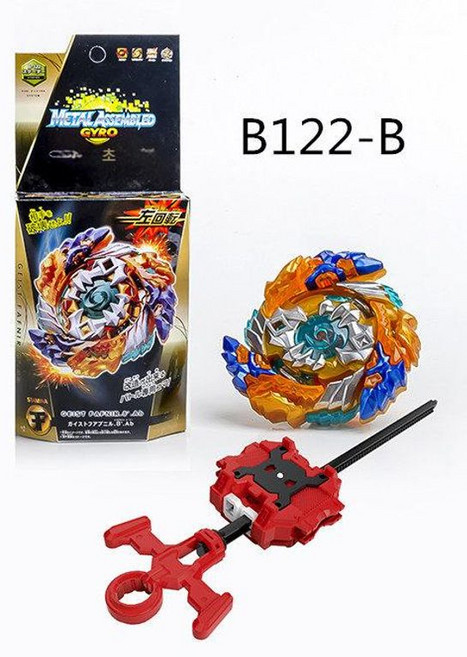 베이블레이드 슈퍼킹 루시퍼 B169 전투 팽이 합금 발사기 포함, 1개, 122, 1cm