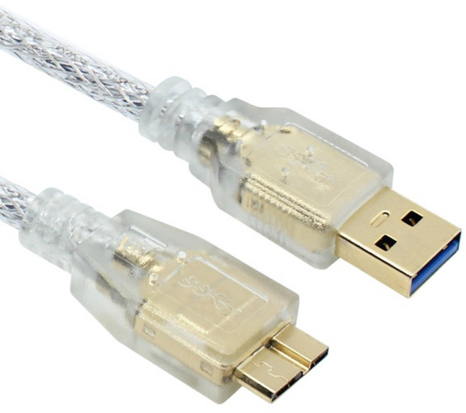 맘보 USB3.0 외장하드 고속 연결케이블 씨게이트 삼성외장하드 Y3 J3 WD 엠지텍 ADATA 도시바 연결잭 고급형 노이즈필터 장착, 1m, 1개