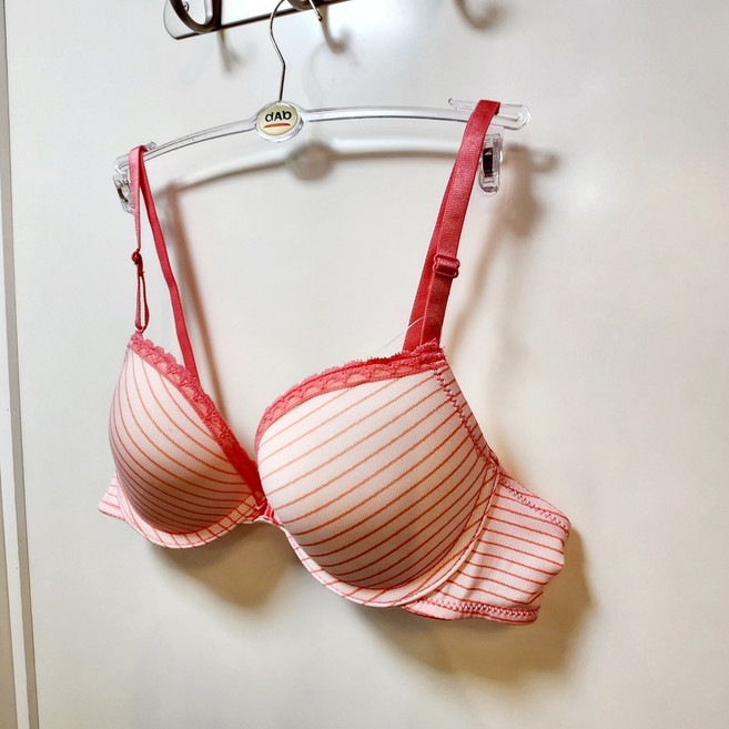 댑 달콤한 캔디핑크 스트라이프 특가브래지어 남은사이즈 7900원