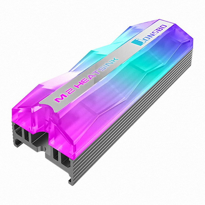 존스보 JONSBO JELLY M.2 SSD HEATSINK AUTO RGB 방열판, 1개