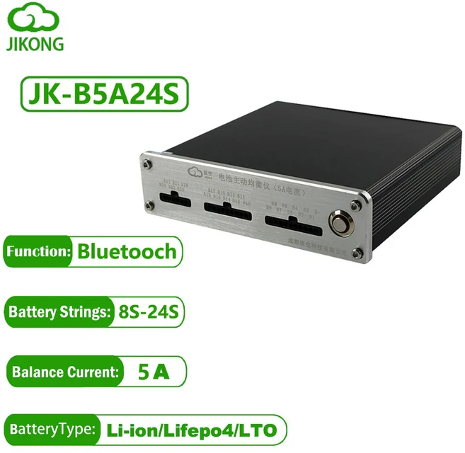 JK 밸런서 8S 13S 1A 스마트 액티브 이퀄라이저 Bluetooth APP 리튬 이온 Lifepo4 배터리, 05 JK-B5A24S