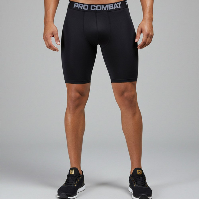 (공인기관 테스트완료) 남자 스포츠 레깅스 타이즈 컴프레션 언더레이어 5부 하의 반바지