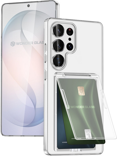 원더글라스 갤럭시 S26 S26+ S26 울트라 듀얼포켓 카드 수납 스탠드 케이스