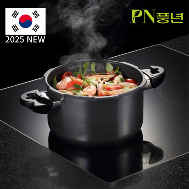 풍년 국산 인덕션 압력밥솥 블랙펄 메가IH 가정용 압력솥 25년 생산, 1개, 블랙펄 메가 IH, 4.2L