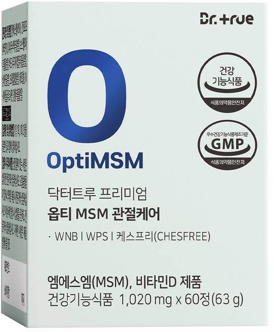 닥터트루 프리미엄 옵티 MSM 관절케어, 60정, 1세트