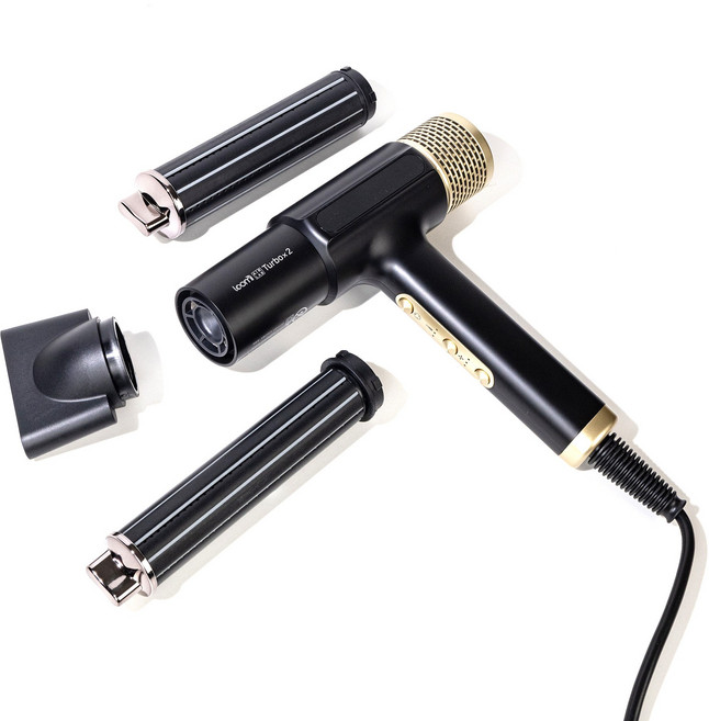 루미터보2드라이기+양방향코안다배럴 미용실서 사용하고 추천하는 그제품, 블랙, 루미터보2+코안다배럴