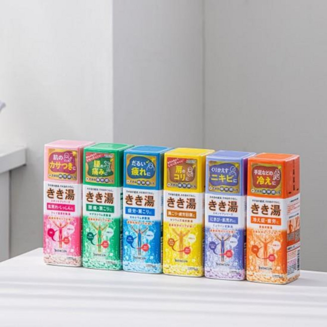 키키유 탄산입욕제 360g 6종 일본입욕제 반신욕, 1개