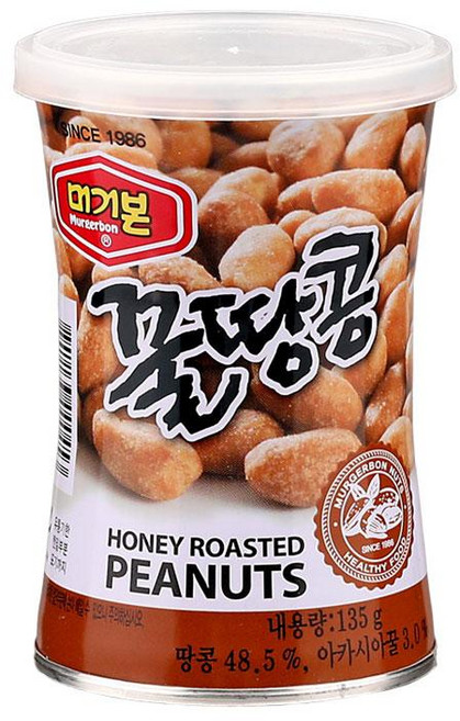 원하프꿀땅콩.135g/머거본총알배송, 135g, 1개