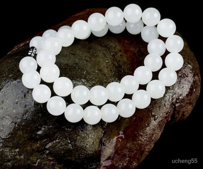 춘천옥 목걸이 옥 자연 부적 백옥 럭셔리 쥬얼리 프리미엄