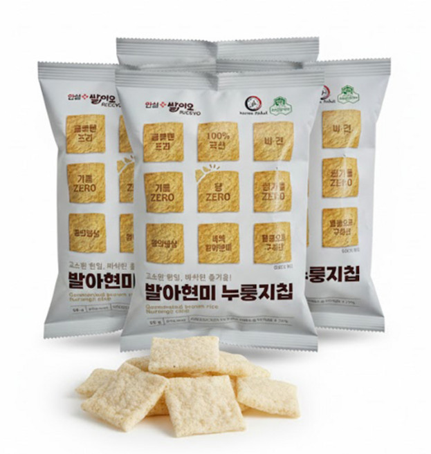 [ 청원생명농협 ] 발아현미 누룽지칩 55g 10봉, 10개
