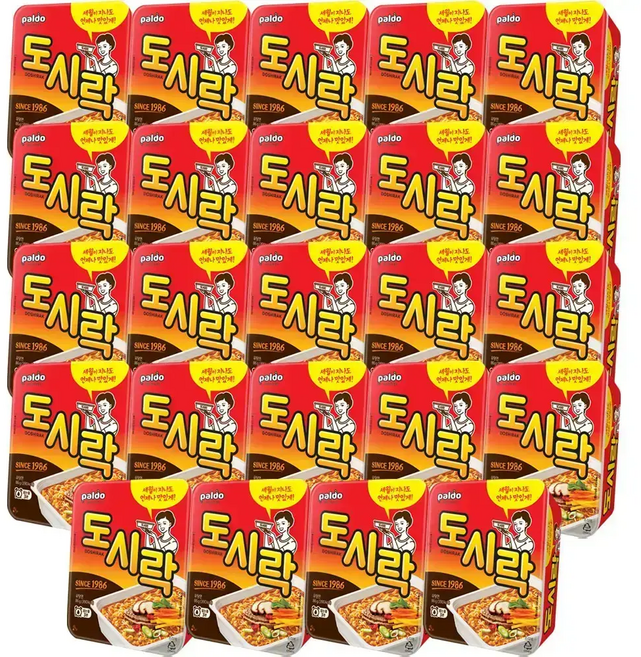팔도 도시락, 24개