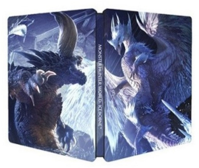 ps4 몬스터헌터 월드 아이스본 정발 스틸북 중고