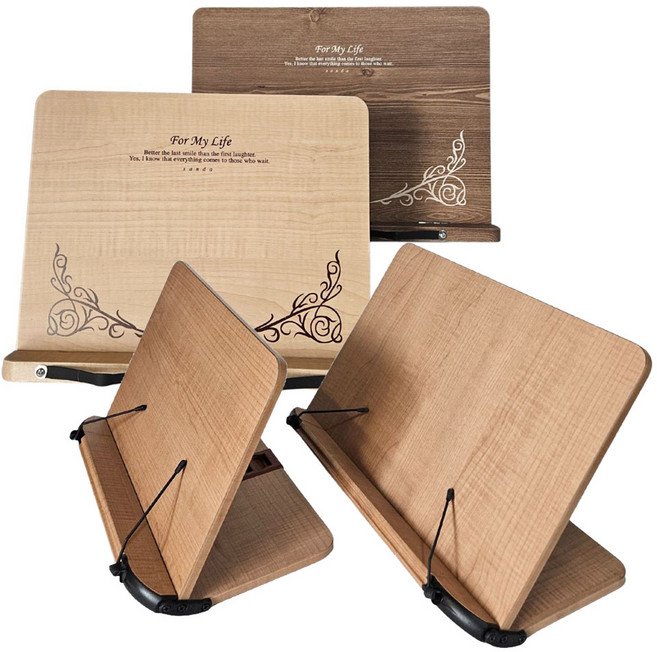 나무 독서대 / 나이스통상 학생 수험생 고시용 북스탠드 태블릿 노트북거치대 어린이선물, WS1500