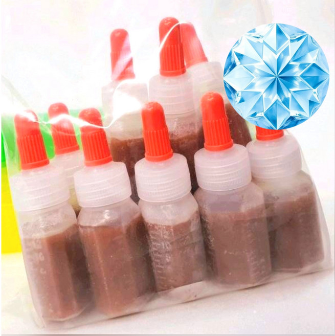 브라인쉬림프 시럽통10통 1세트 (중형급여통1개 별도구매) (브라인슈림프 구피먹이 냉브 열대어먹이), 시럽통 10통1세트만 (중형급여통 제외)