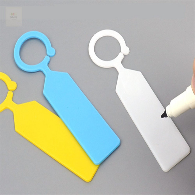 다모아꾸밈 걸이형 이름표 스틱 아크릴식물이름표, 하늘색