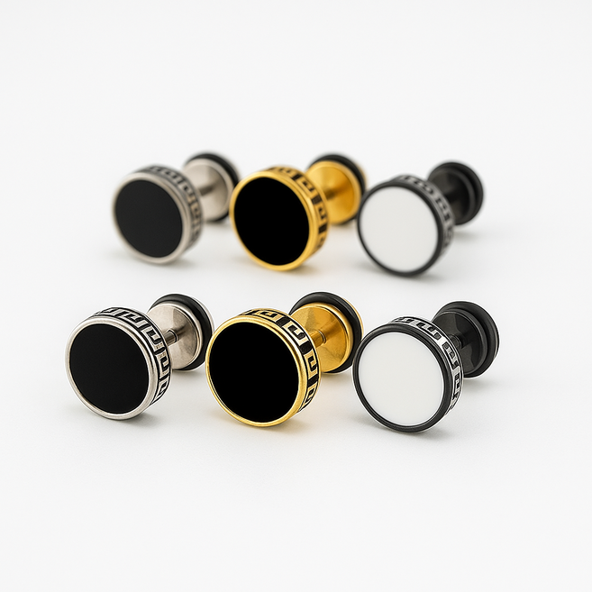 스마트보이 P772w 원형 렐릭 바벨 에폭 남자 피어싱 여자 귀걸이