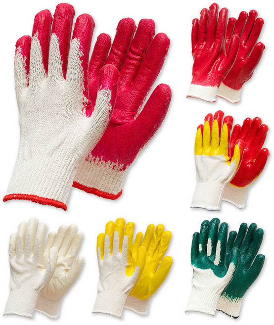 (에이스글러브) 코팅장갑 고급 반코팅 노랑코팅 백색코팅 이중코팅 완전코팅 메리야스 100켤레 1묶음, 13G백색, 100세트