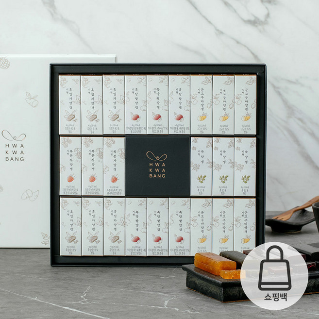 ★가정의달 행사★ 지현양갱 선물세트 3호(45gx24개입) +쇼핑백, 1.08kg, 1개